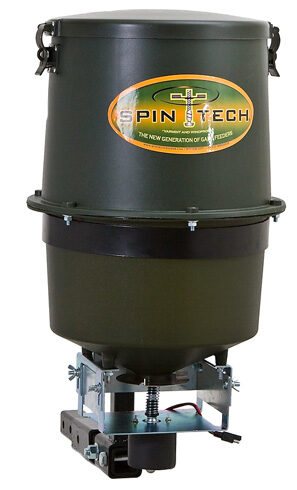 100 lb Poly-Barrel Spreader For Vehicle Receiver Hitch - Truck/ATV/UTV
